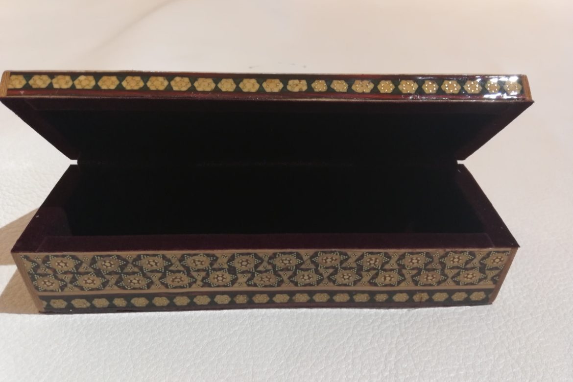 Boite plumier Miniature marqueterie-Galerie Shirazi-Pau- S2-25a