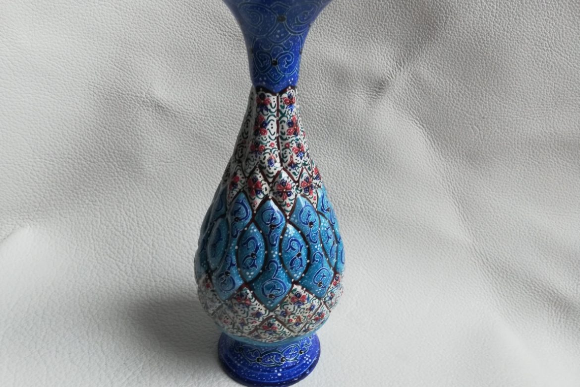 Vase cuivre émaillé-Galerie Shirazi-Pau-S2-36a
