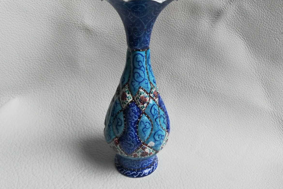 Vase cuivre émaillé-Galerie Shirazi-Pau-S2-38