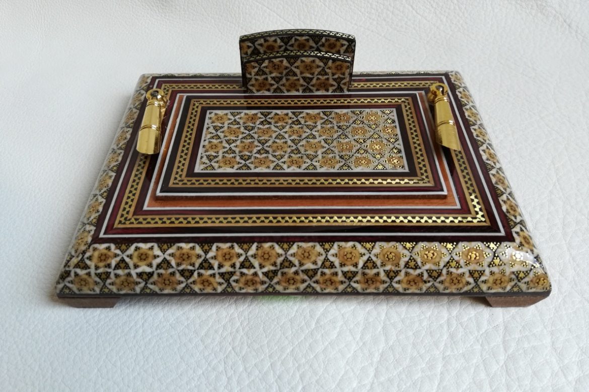 Accessoire bureau marqueterie-Galerie Shirazi-Pau-014-M