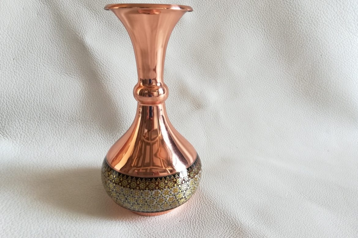 Petit vase cuivre émaillé_Galerie Shirazi_Pau_C1SB
