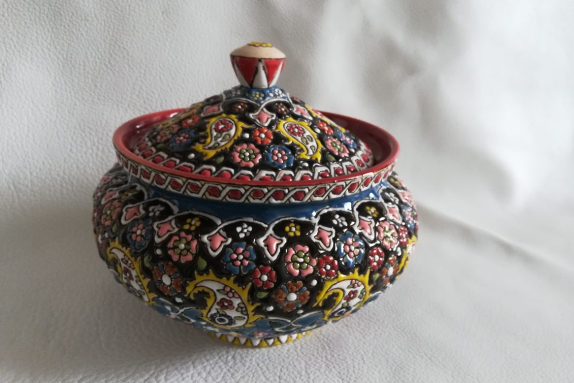 Soupière perse céramique_Galerie Shirazi_Pau_B30SB